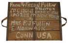 Captured Wwii German Wood Ammo Crate Used By Gi To Ship Home