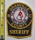 Granville County Sheriff Nc Police Patch Oxford North Carolina