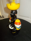 Vintage 1970s Angostura Old Oak Rum Limbo Drummer Bottle Trinidad Tiki Decanter 