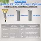 Whc40 Whole House Spin Down Sediment Filter With 1 mnpt   3 4 fnpt