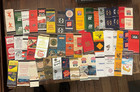 Huge Lot Vintage Railroad Train Matchbook Full   Covers Zephyr Erie Wabash More