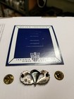 U s  Army Parachutist Jump Wings Badge Oxidized On Original Card