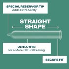 Trojan Ultra Thin Latex Lubricated Condoms For Men 12 Count Protection