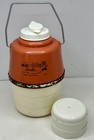Vintage Mascot Water Jug Fiberglass Insulated Cooler Columbian Orange Usa 10 5   