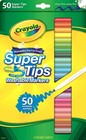 Crayola Super Tips Washable Markers For Kids  50 Ct  Stocking Stuffers For K    