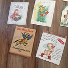 Lot Of  23  Vintage 1940   s Greetings Cards
