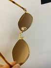 Chrome Hearts Cross Unisex Round Frame Vintage Brown Lens Sunglasses 56-21-145