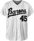 Baseball Jersey Shirts  90s Outfit For Men And Women barons  45 Unisex Hip Hop