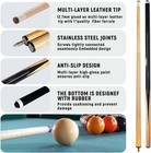 95pcs Pool Table Accessories Set - Balls  Triangle  Rack  Cue  Chalk  Tips  Stic