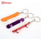 Lot Of 9 Brand New Skateboar Bottle Opener With Novelty Key Chain Ring Bar Tool
