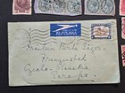 Wwi Wwii Interwar Worldwide Stamp Lot X 54 Stamp South Africa Airmail Cover 1935