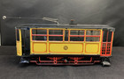 Vintage Tram Trolley Streetcar Tin Toy Collectible