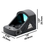 At3 Tactical Aro-mini    Red Dot Sight For Subcompact Pistols - 3 Moa Black