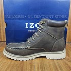 Izod Men s Miles Lace Up Memory Foam Comfort Boots   Brown   Various Sizes