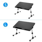 Foldable Laptop Stand Height Angle Adjust Notebook Bed Desk Breakfast Table 2022