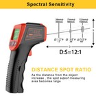 Non-contact Temperature Gun Digital Laser-infrared Thermometer Lcd Ir Temp Meter