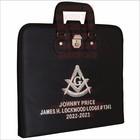 Customizable Hand-embroidered Past Master Masonic Apron Case - Texas Regulation