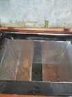 Antique Oak Wood Belding Hall Century Refrigerator Narrow Ice Box Chest