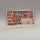 1989 Netherlands De Nederlandsche Bank 25 Gulden Banknote In Rigid Sleeve