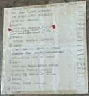 Rare  Jerry King Lawler Memphis Wrestling Live Event Used Tv Run Sheet Paperwork