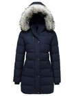 Women s Winter Warm Puffer Coat Parka Jacket With Faux Fur Removable Hood
