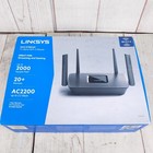 Tested Linksys Max-stream Ac2200 Tri-band Wifi 5 Router Ea8300-np Box Cables
