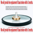4-inch Spinning Top Base With Silicone  30cm Focal Length For Precision Play
