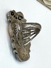 Native Navajo Sterling Silver 16g Multiple Gemstones Ring Robert Shakey Sz 8