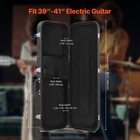 Uimoso Hard Case For Electric Guitar 43 11 In With Lock  Handle  And Keys