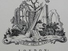 Rare Antique Original Vtg Reliques Ancient English Poetry Illustration Art Print