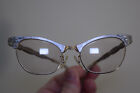 1950 s Fancy Rich Womens Cat Eye 12k Gold Filled Rhinestone Artcraft Eyeglasses