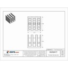 Mersen Mpdb63133 Power Distribution Block   Open   3 Pole   175 A Copper   1 