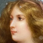 19th Century French Gilt Portrait Handpainted