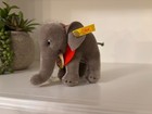 Vintage Steiff Elephant  All Original  Tiny 3-3 4   Mint  All Tags button
