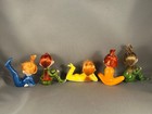 5 Vtg napcoware National Potteries Pixie elves Figurines - Girls 
