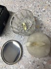 Towle Beauty Marks Sterling Silver Vanity Mirror Compact Powder Jar W Puff