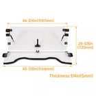 Front Scratch Resistant Flip Windshield Clear For 2014-2025 Honda Pioneer 700 4