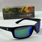 Maui Jim Southern Cross Polarized Sunglasses  815-54  Matte Black green Lenses 