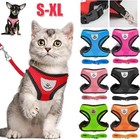 Cat Dog Pet Harness Adjustable Control Vest Dogs Reflective S M L Xl Leash