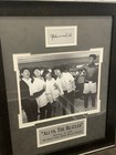 The Beatles Vs  Muhammad Ali Photo With Signed Engraving And Custom Frame