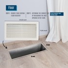 Fits 6x12 And 12x6 Duct Opening   Floor 6  X 12  Size  1 Pack   1 Pack 