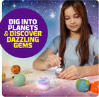 Galaxy Gem Dig Kit For Kids - Gemstones Digging Science Kits For Kid Age 6-7  6-
