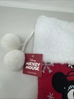 Nwt Disney St Nicholas Square Minnie Mouse Christmas Stocking Embroidered Poms