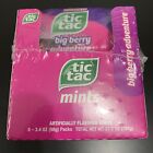 Collectors 8 Pack Tic Tac Big Berry Adventure 3 4oz Dispenser Candy Mints