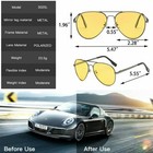 Polarized Anti-uv Aviator Sunglasses For Women Men Driving Mirrored Len   Case