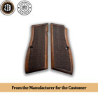 Zib Grips For Browning Hi-power Sa-35 Tisas Regent   Luger M80 Diamond Pattern