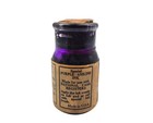 Rare Antique National Cash Register Special Purple Aniline Ink Glass Bottle