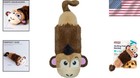 Stuffing-free Lil  Squeak Monkey Plush Dog Toy  Small