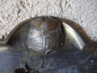 Vintage Chicago Illinois Post Office  5   Silver Souvenir Ashtray Hallmarked