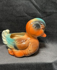 Vintage Royal Copley Pottery Ceramic Duck Planter Figurine